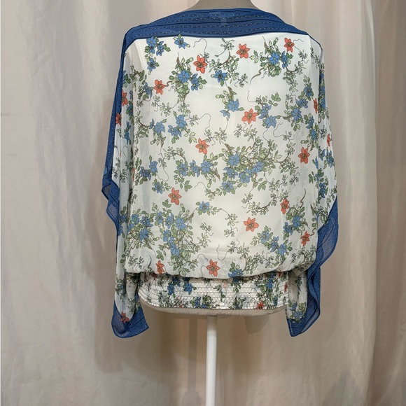 Max Studio printed scarf top - Picture 2 of 3